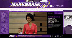 Desktop Screenshot of mckbearcats.com